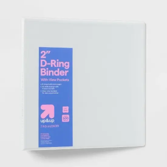 2" 3 Ring Binder Clear View - up&up&trade; image {9}