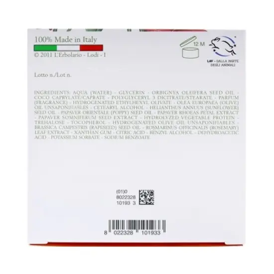 L'Erbolario Sweet Poppy Body Cream - Body Cream for Dry Skin - 6.7 oz image {4}