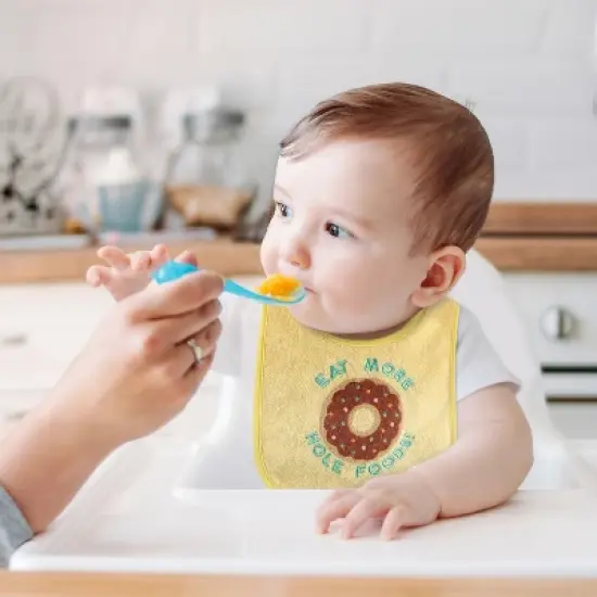 The Peanutshell Unisex Terry Bibs, 16 Pack for Feeding, Teething, or Drooling|Neutrals image {5}