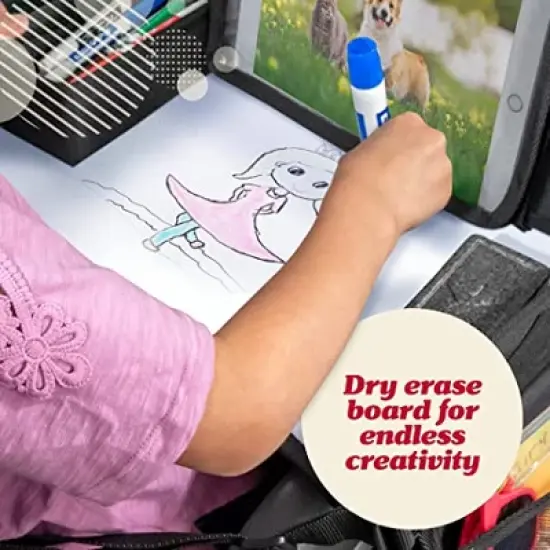 Lusso Gear Kids Travel Activity Tray for Car, Airplane or Booster Seat image {2}