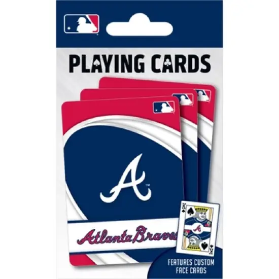 MasterPieces Officially Licensed MLB Atlanta Braves Playing Cards - 54 Card Deck for Adults image {5}