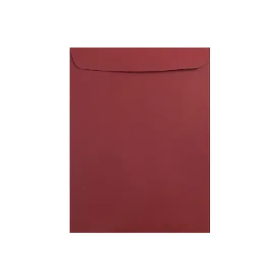 JAM Paper 10 x 13 Open End Catalog Envelopes Dark Red 100/Pack (31287541) image {2}