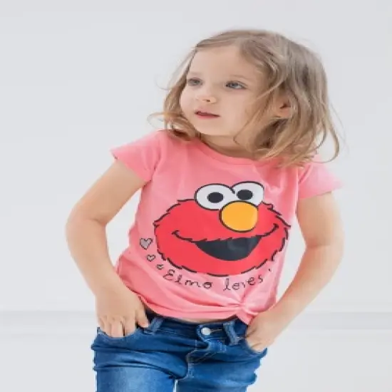 Sesame Street Elmo Cookie Monster Big Bird 3 Pack Graphic T-Shirts  image {2}