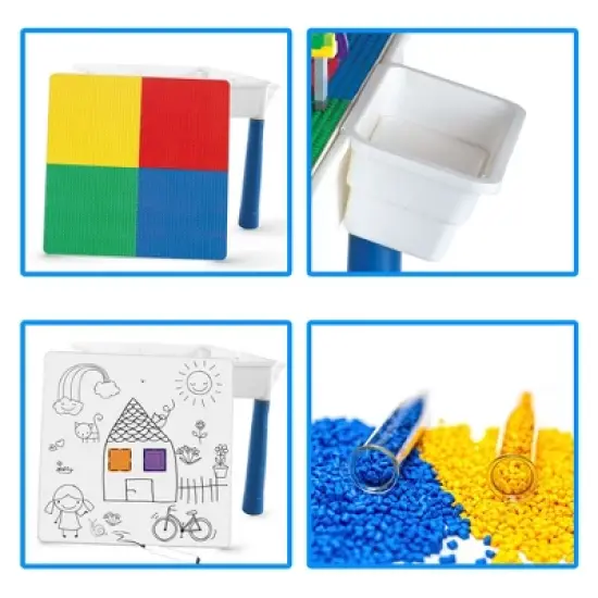 PICASSO-TILES 585 Piece Activity Table Set, STEM Toys for Kids 3+ image {3}