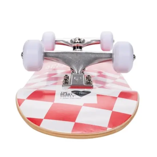 The Heart Supply Skateboard &ndash; Red and White Checkerboard image {7}