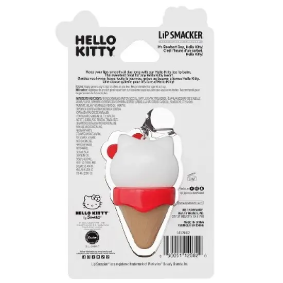 Lip Smacker Hello Kitty Ice Cream Cone Lip Balm - It's Sherbert Day Hello Kitty! - 0.23oz image {3}