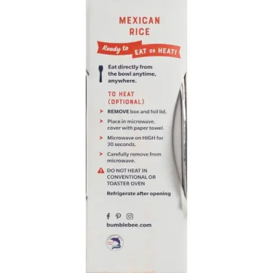 Bumble Bee Quick Catch Southwest Rice Tuna Bowl - 6oz image {5}