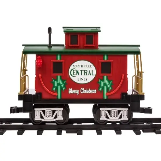Lionel North Pole Central RTP Set with Bluetooth: Battery Operated Plastic Train Playset, 37 Pieces image {4}