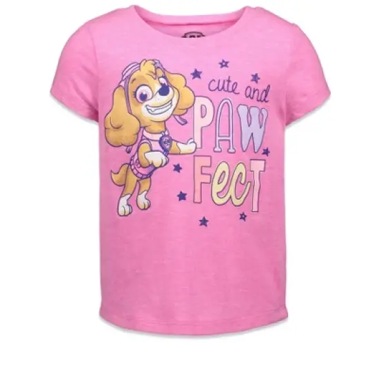 PAW Patrol Skye Everest Toddler Girls 3 Pack Graphic T-Shirt White/Purple  image {2}