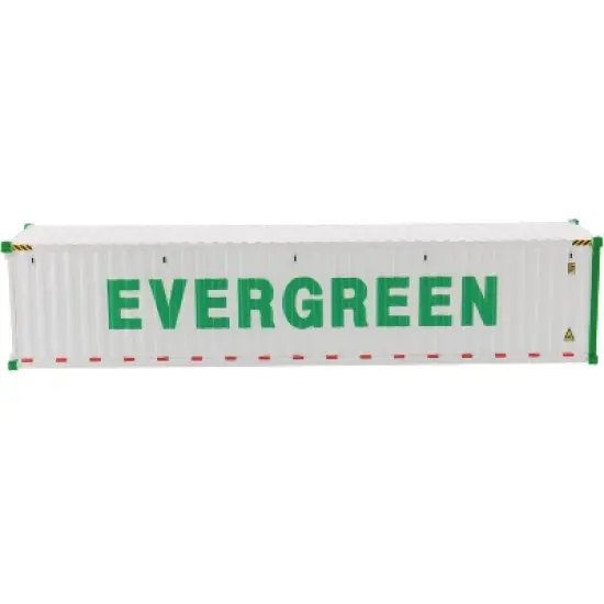 40' Refrigerated Sea Container "EverGreen" White "Transport Series" 1/50 Model by Diecast Masters image {1}