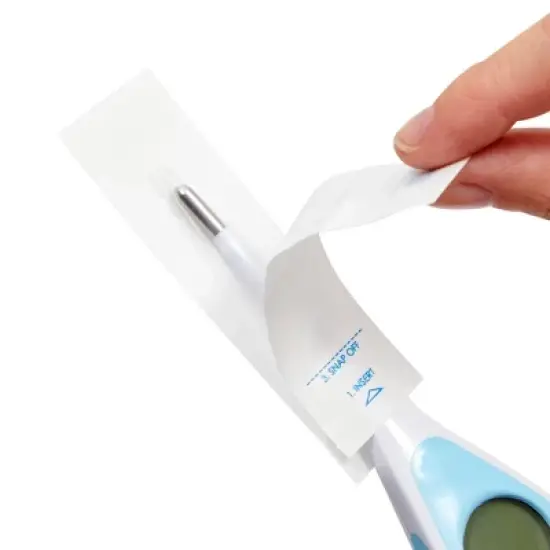 Juvale 300-Pack Disposable Digital Thermometer Probe Covers - Oral, Rectal, Armpit Temperature Reading Sheath Sleeves image {5}