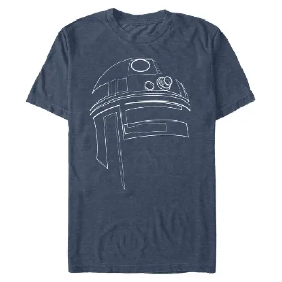 Men's Star Wars R2-D2 Outline T-Shirt image {3}