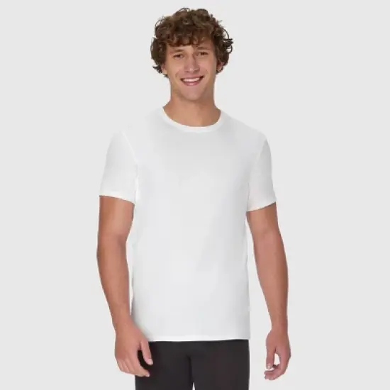 Hanes Premium Men's Sweat Block Crewneck Undershirt 3pk - White image {2}