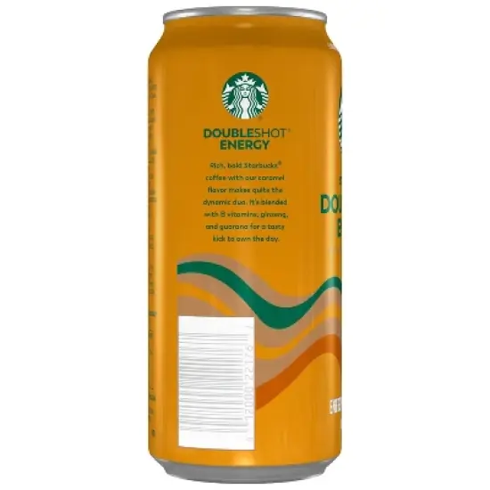 Starbucks Doubleshot Energy Caramel Coffee Drink - 15 fl oz Can image {1}