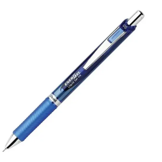 Pentel EnerGel Deluxe RTX Retractable Gel Pens Fine Point Blue 807744 image {2}