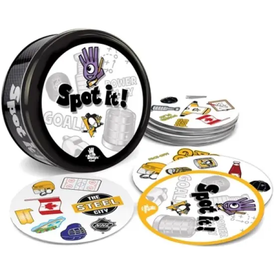 MasterPieces Officially Licensed NHL Pittsburgh Penguins Spot It Game for Kids and Adults image {2}
