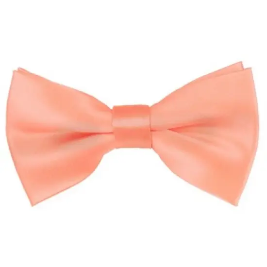 Men's Solid Color 2.5 W And 4.5 L Inch Pre-Tied adjustable Bow Ties image {12}
