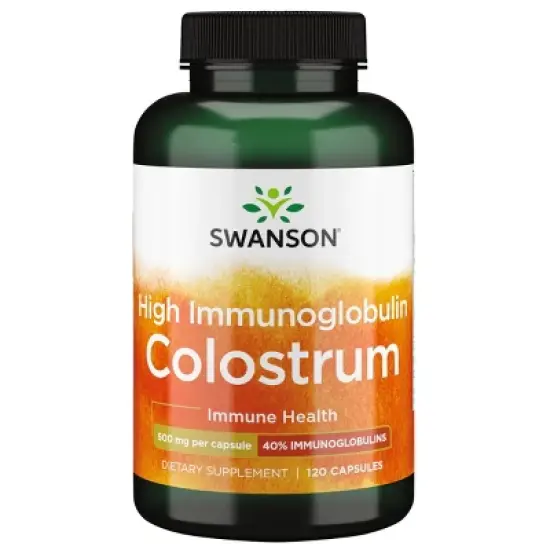Swanson High Immunoglobulin Colostrum 500 mg 120 Capsules image {5}