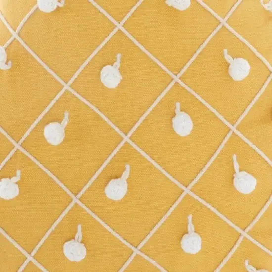 Plush Pineapple Throw Pillow Yellow - Mina Victory image {4}