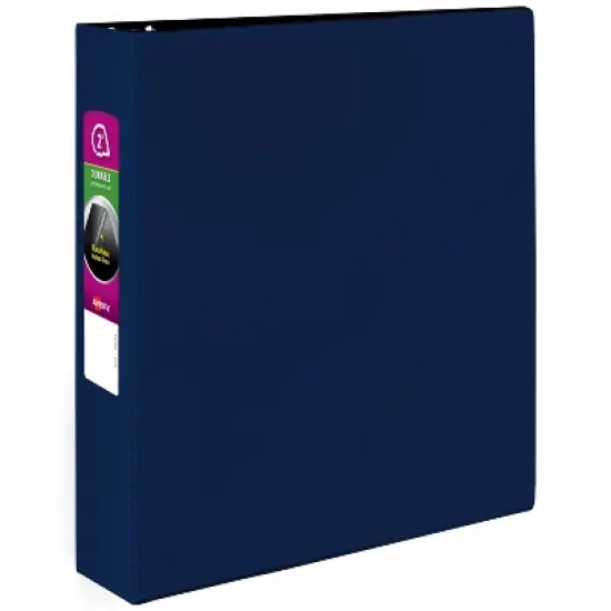 Avery Durable 3 Ring Binder, 2" Slant Rings, 1 Blue Binder (27551) image {7}