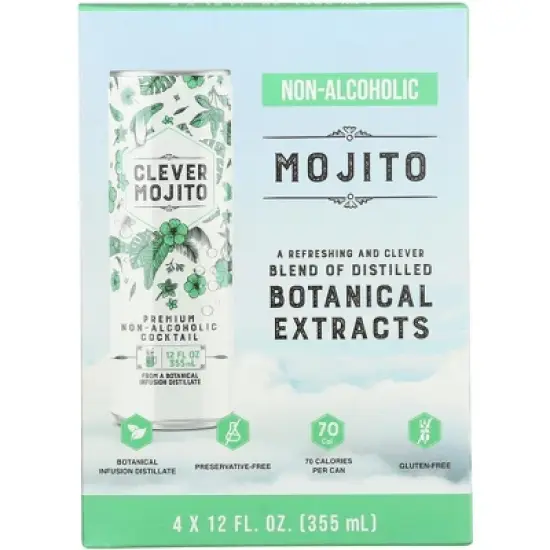 Clever Mojito - Case of 6 - 4 cans/12 fl oz. image {1}