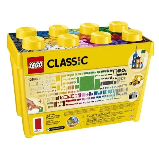 LEGO Classic Large Creative Brick Box Build Your Own Creative Toys, Kids Building Kit 10698 image {3}