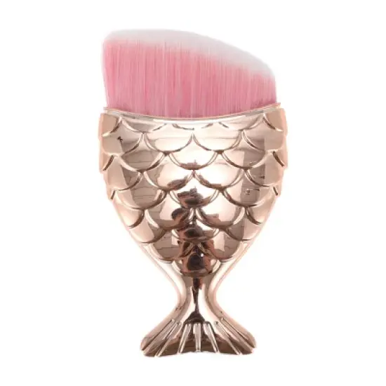 Unique Bargains Angled Mermaids Shape Foundation Brush 1 Pc image {11}