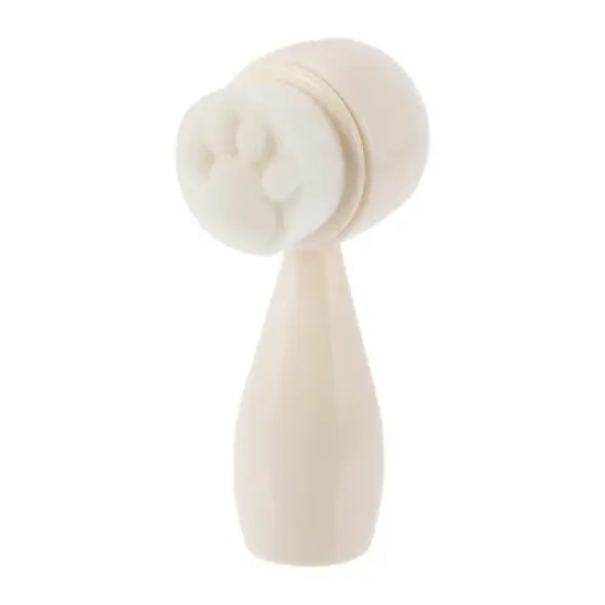 Unique Bargains Soft Silicone Synthetic Fiber Wool Cleansing Brush Cat's Paw 4.45"x1.69" 1 Pc image {7}