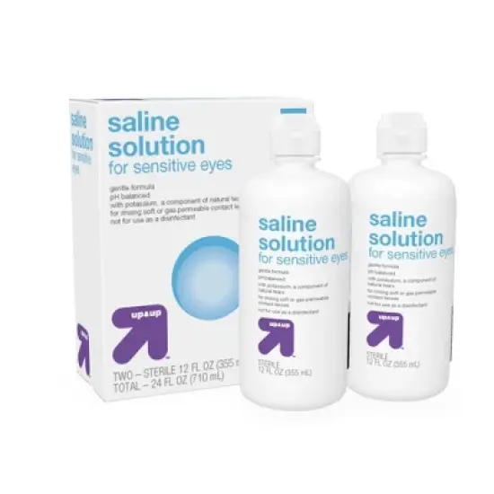 Saline Solution for Sensitive Eyes - 24 fl oz - up&up&trade; image {4}