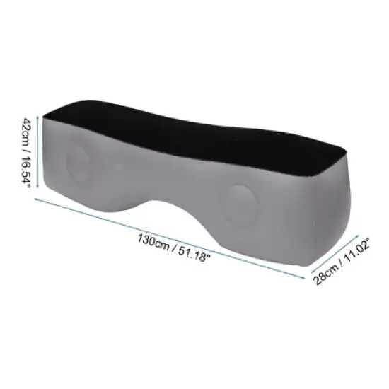 Unique Bargains Car Air Inflation Mattress Blue Gray image {3}