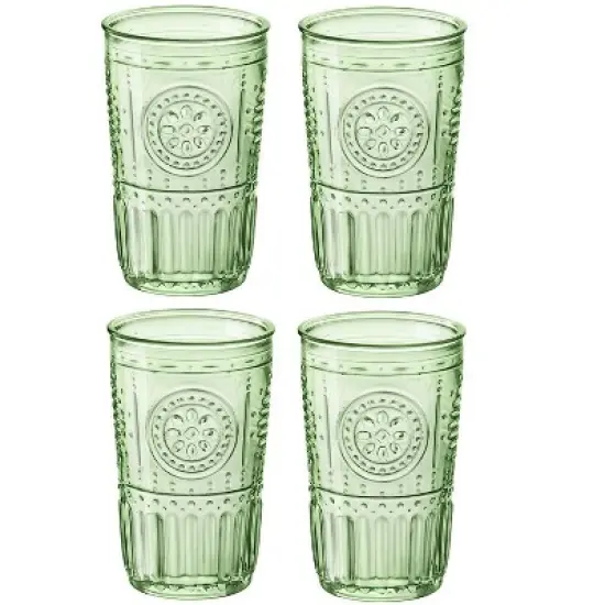 Bormioli Rocco Romantic Cooler 16 Ounce Drinking Glass, 4-Piece image {7}