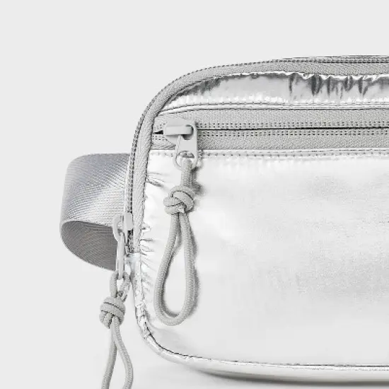Girls' Fanny Pack - art class&trade; Silver image {3}