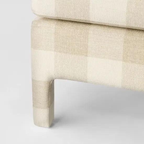 Bellfield Fully Upholstered Bench Checkered - Threshold&trade; designed with Studio McGee image {3}