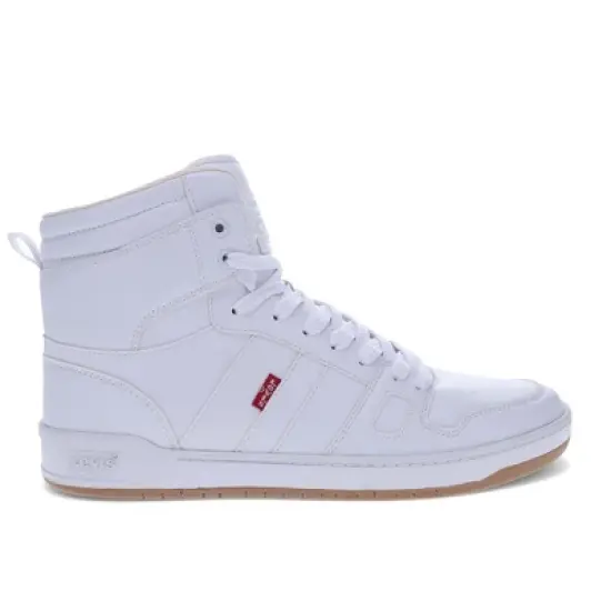 Levi's Mens BB Hi Pebbled Vegan Synthetic Leather Casual Hightop Sneaker Shoe image {5}