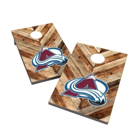 NHL Colorado Avalanche 2'x3' Cornhole Bag Toss Game Set image {1}