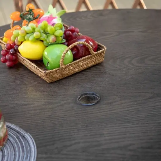 5pc Patio Dining Set with Table & Wicker Rattan Chairs with Cushions - Captiva Designs image {4}