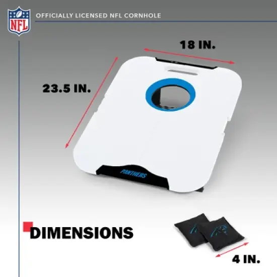 NFL Carolina Panthers All-Weather Travel Cornhole Set image {4}