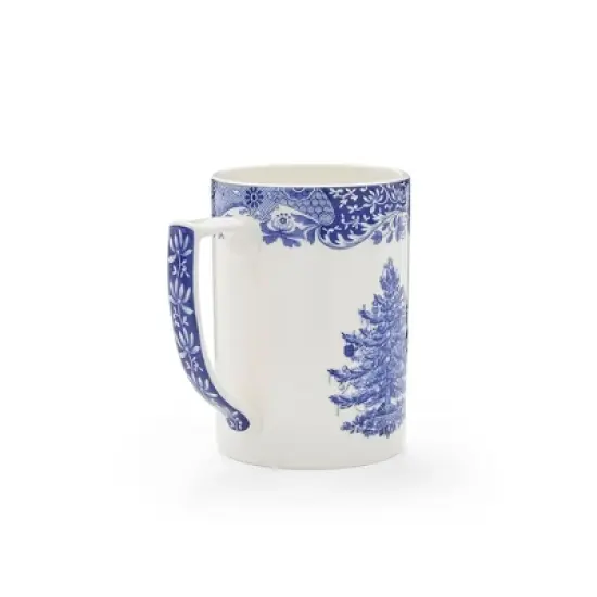 Spode Blue Italian Christmas Mug, 12oz - Elegant Holiday Drinkware with Iconic Christmas Tree Motif, Dishwasher & Microwave Safe Festive Mug image {5}