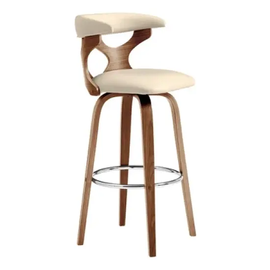 26" Zenia Swivel Counter Height Barstool - Armen Living image {8}