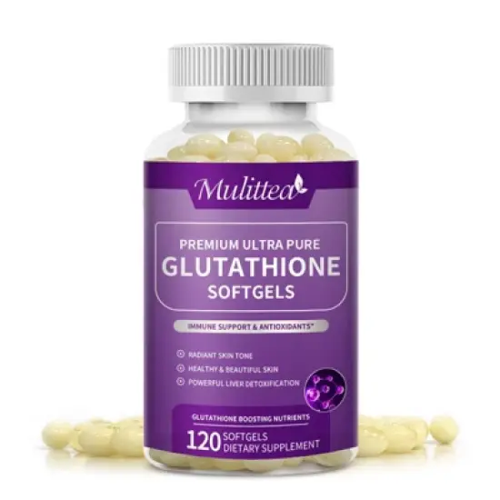 Alliwise Liposomal Glutathione Supplement 400mg - Natural Liver Detox & Antioxidant Support - Vegan, Non-GMO, Gluten-Free - 120 Ct image {7}