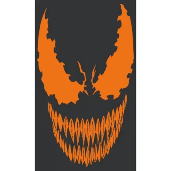 Women's Marvel Halloween Venom Scary Face Costume Racerback Tank Top image {1}