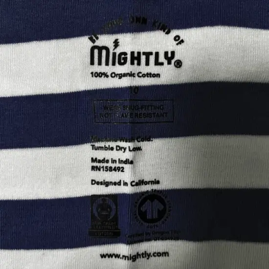 Mightly Toddler Fair Trade 100% Organic Cotton Tight Fit Shorite Pajamas Set image {7}