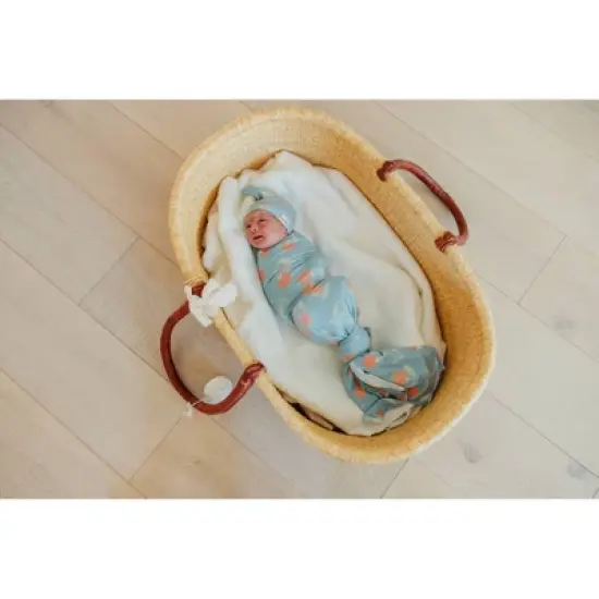 Copper Pearl Premium Knit Swaddle Blanket - Clementine image {1}