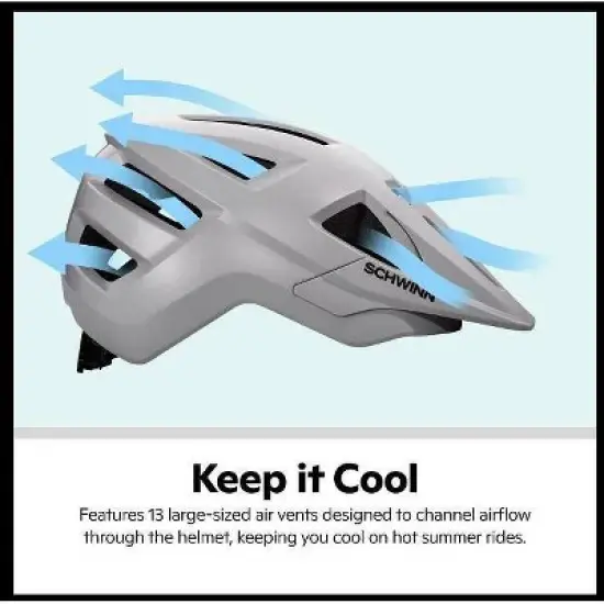 Schwinn Excursion Mountain Bike Helmet - Black image {8}