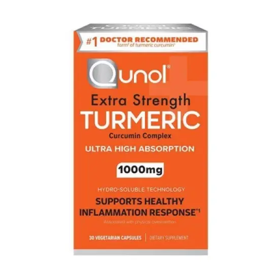 Qunol Extra Strength Turmeric 1000mg Capsules image {4}