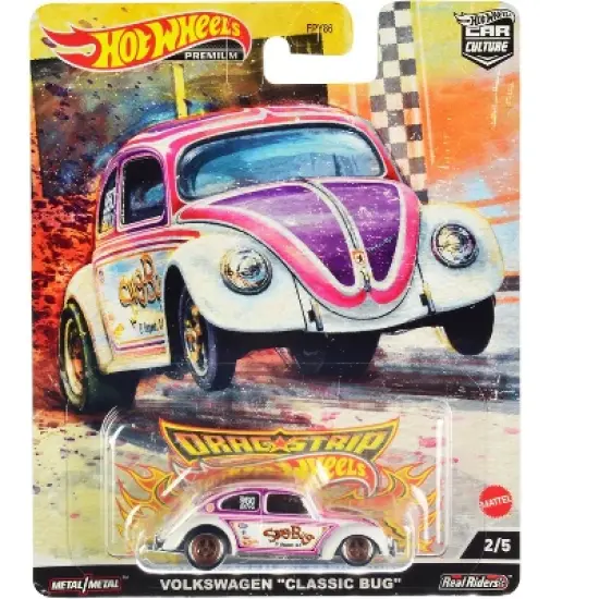 "Drag Strip" 5 piece Set "Car Culture" Series Diecast Model Cars by Hot Wheels image {2}