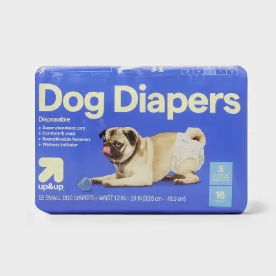 Dog Diapers - 18ct - up&up&trade; image {5}