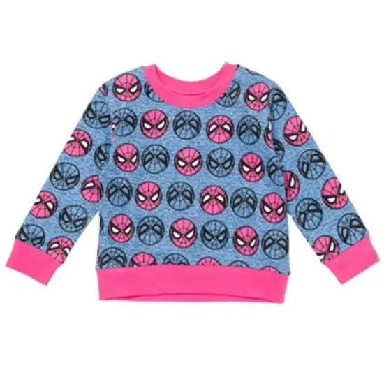Marvel Comics Spider-Man Girls Sweatshirt Toddler to Big Kid image {7}