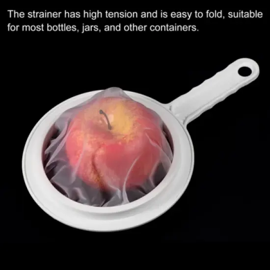 Unique Bargains Juice Coffee Food Filter Kitchen Strainer with Handle 1 Pc image {4}
