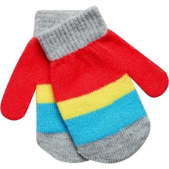 Moonbug CoComelon Boy's Fleece Lined Ear Flap Winter Hat and Mittens Set, Age 2-4 image {5}